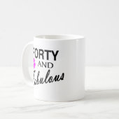 Mug Quarante et fabuleux (Devant gauche)