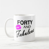 Mug Quarante et fabuleux (Gauche)