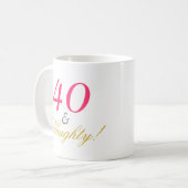 Mug Quarante et vilain ! (Devant gauche)