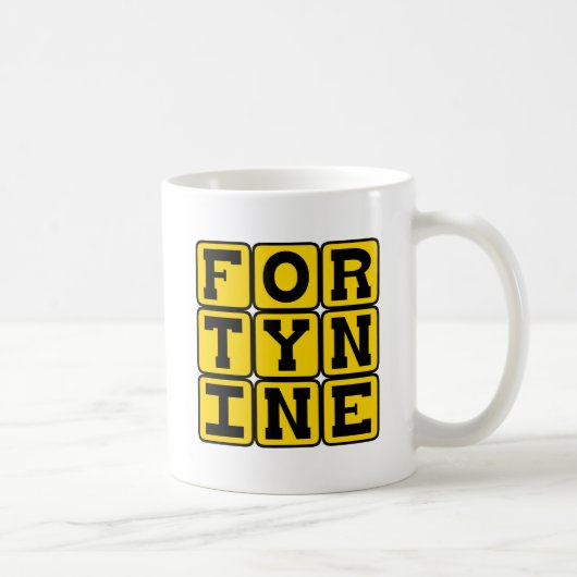 Mug Quarante-neuf, Numéro 49 (Droite)