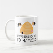 Mug quarante-septième Cadeau de couples d'anniversaire (Gauche)