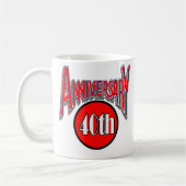 Mug quarantième anniversaire (Gauche)