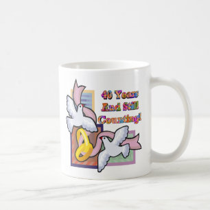 Mug quarantième anniversaire de mariage gw