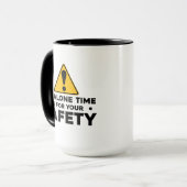 Mug Quarantine 2020 Distances sociales Introvert Café (Devant gauche)