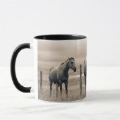 Mug Quart De Chevaux Sur Les Prairies Canadiennes (Gauche)