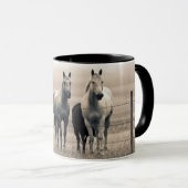 Mug Quart De Chevaux Sur Les Prairies Canadiennes (Devant droit)