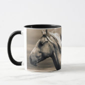 Mug Quart De Chevaux Sur Les Prairies Canadiennes (Gauche)