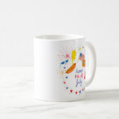 Mug Quart juillet Watercolor BBBQ (Devant droit)