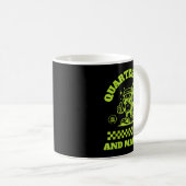 Mug Quarter Zips And Matcha Funny Meme Saying Design (Devant droit)