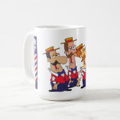 Mug Quartet de raseur-coiffeur (Devant gauche)
