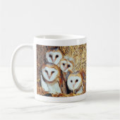 Mug Quartet des hiboux de grange (Gauche)