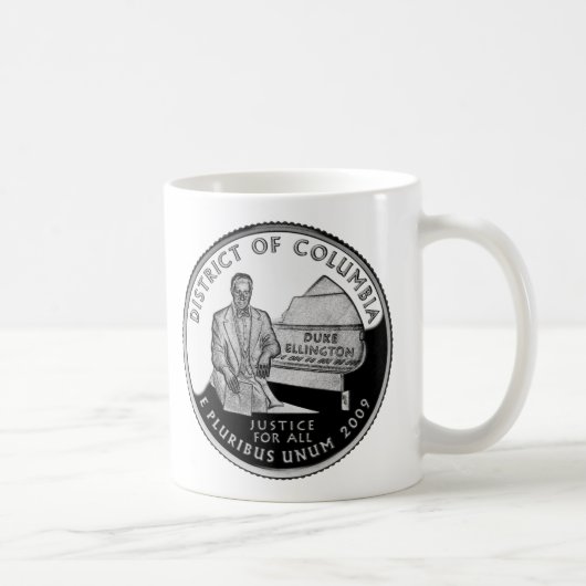 Mug Quartier du district de Columbia de Faux Washingto (Droite)
