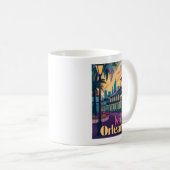 Mug Quartier français de la Nouvelle-Orléans Louisiane (Devant droit)