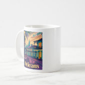 Mug Quartier français de la Nouvelle-Orléans Louisiane (Devant gauche)