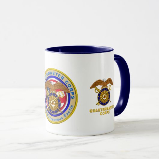 Mug Quartier-maître Corps Vétérinaire (Devant droit)