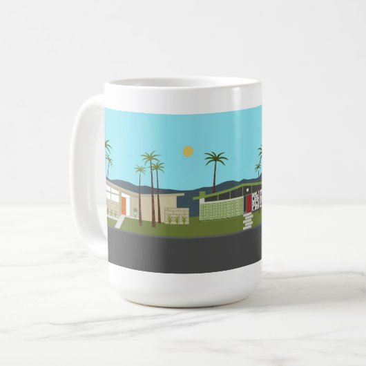 Mug Quartier moderne du milieu du siècle (Devant gauche)