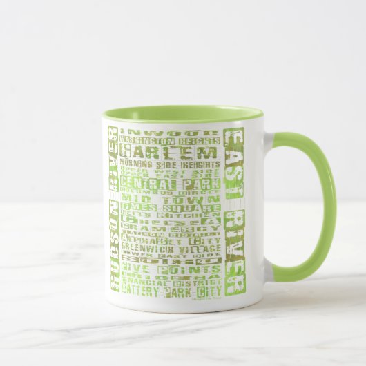 Mug Quartiers verts de New York (Droite)