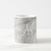 Mug Quartz Crystal Photographie personnalisée Monogram (Centre)