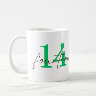 Mug Quatorzième anniversaire personnalisé 14 ans