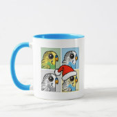 Mug Quatre bougies de Noël couleur (Gauche)