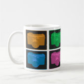 Mug Quatre caméras Pop Art (Gauche)