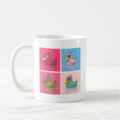 Mug Quatre canards colorés (Gauche)