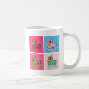 Mug Quatre canards colorés