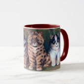 Mug Quatre chatons, Louis Wain (Devant droit)