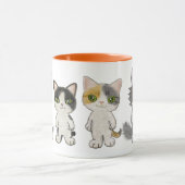 Mug Quatre chats mignons (Centre)