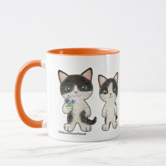 Mug Quatre chats mignons (Gauche)