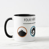 Mug Quatre Chemins. Un Voyage. (Gauche)