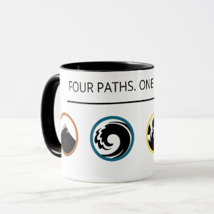 Mug Quatre Chemins. Un Voyage.