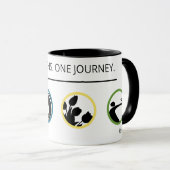 Mug Quatre Chemins. Un Voyage. (Devant droit)