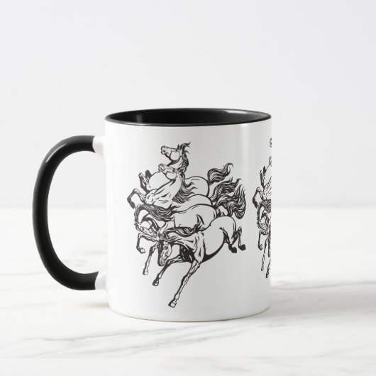 Mug quatre chevaux (Gauche)