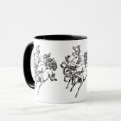 Mug quatre chevaux (Devant gauche)