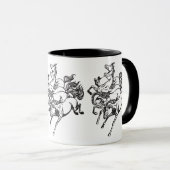 Mug quatre chevaux (Devant droit)