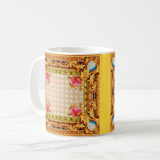 Mug quatre coins Baroque (Devant gauche)