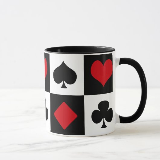 Mug Quatre combinaisons de cartes (Droite)