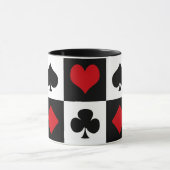 Mug Quatre combinaisons de cartes (Centre)