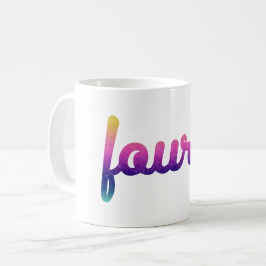 Mug Quatre conceptions (Devant gauche)