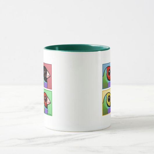 Mug Quatre couleurs Gouldian Finch (Centre)