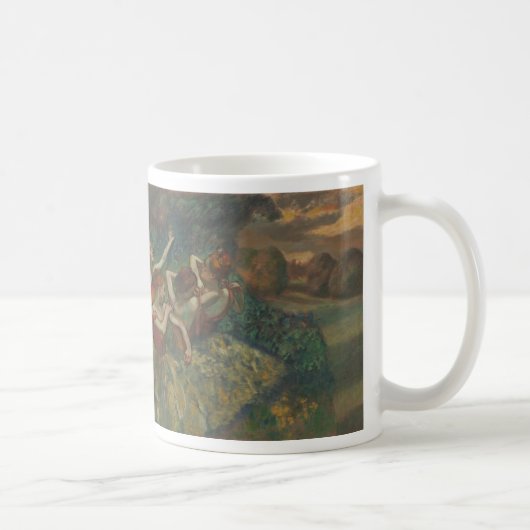 Mug Quatre danseurs d'Edgar Degas, Ballet Fine Art (Droite)