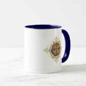 Mug Quatre Éléments Mandala Marocain Géométrie Sacrée (Devant droit)