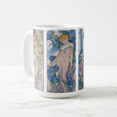 Mug Quatre Fleurs, Alphonse Mucha (Devant gauche)