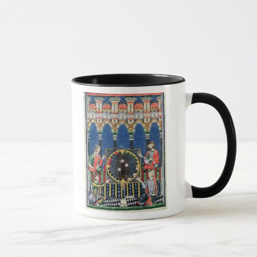 Mug Quatre joueurs arabes de backgammon (Droite)