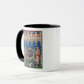 Mug Quatre joueurs arabes de backgammon (Devant gauche)