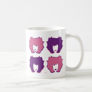 MUG QUATRE MODES EN ROSE ET POURPULAIRE