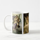 Mug Quatre peintures différentes de Bouguereau Angel (Gauche)