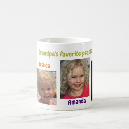 Mug Quatre photos (Centre)