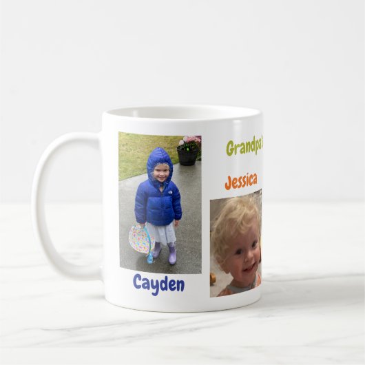 Mug Quatre photos (Gauche)
